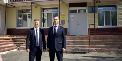 Визит министра образования и науки Хабаровского края Алексея Николаевича Мокрушина в Солнечный промышленный техникум